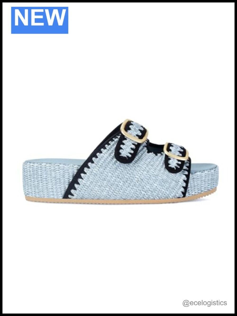 Woven Raffia Espadrille Wedges Sandals with Arch Support and Adjustable Straps - Picture 4 of 6